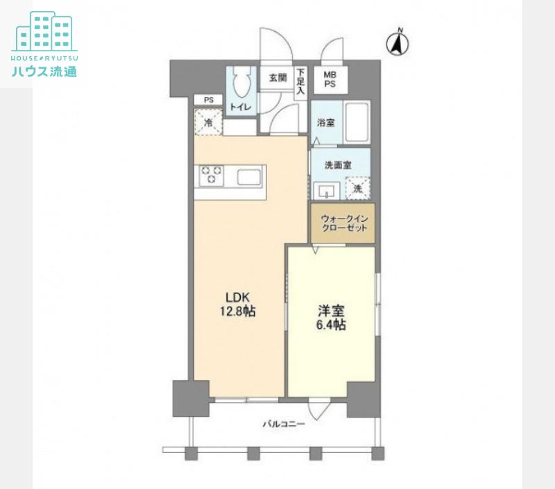 ルーカス長崎諫早I(1LDK/2階)の間取り写真