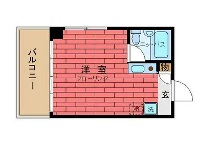 藤が丘エクセレンス(ワンルーム/2階)の間取り写真
