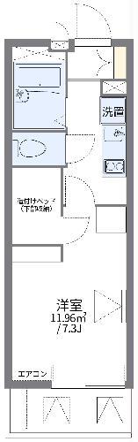 レオパレスMIA DOMO(1K/3階)の間取り写真