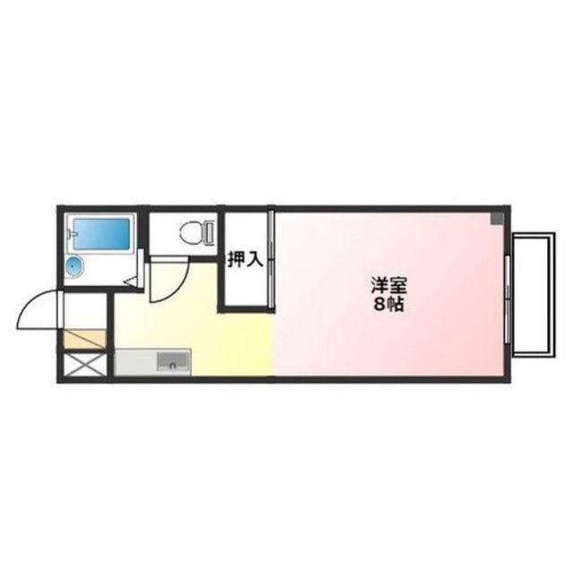 マスキャンI(ワンルーム/4階)の間取り写真