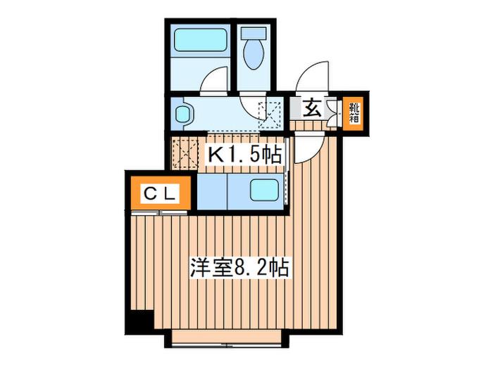 KS STAGE ASAHIMACHI(1K/9階)の間取り写真
