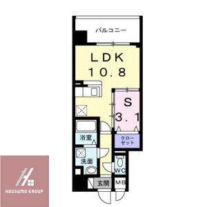 サニーレジデンス吉野II(1LDK/2階)の間取り写真