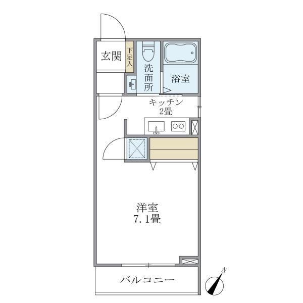 NTP大塚(ワンルーム/3階)の間取り写真