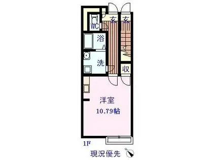 ARAHIRUK.O(1K/1階)の間取り写真