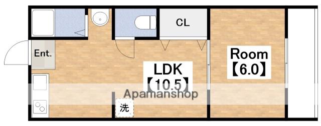 沢之町駅前ビルマンション(1LDK/3階)の間取り写真