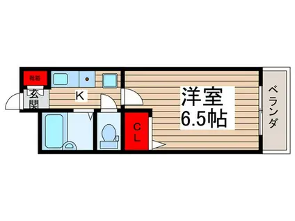 エム・センチュリ―(1K/3階)の間取り写真