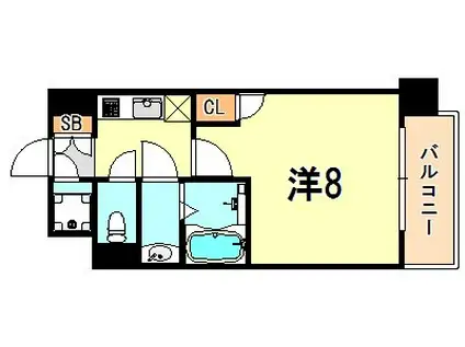 ブルージュII(1LDK/1階)の間取り写真