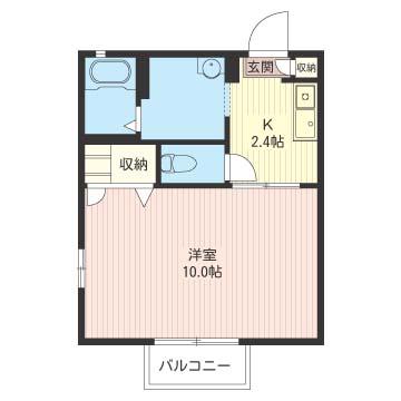 メゾン今泉(1K/1階)の間取り写真