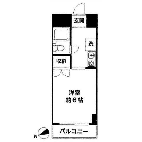 SEA茅ヶ崎ビル(1K/3階)の間取り写真