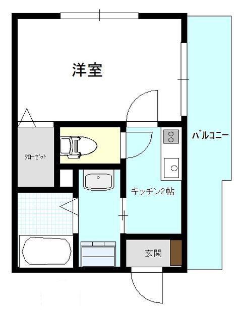 DKネクサス下北沢(1K/3階)の間取り写真