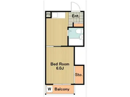 グリーンプラザIZUMI(ワンルーム/2階)の間取り写真