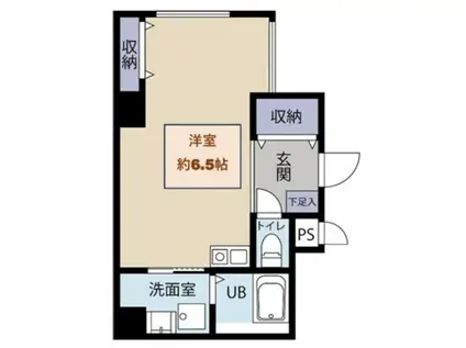 レガーロ石川町(ワンルーム/2階)の間取り写真