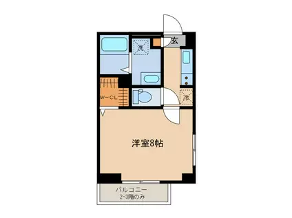 ウィステリア東日暮里(1K/3階)の間取り写真