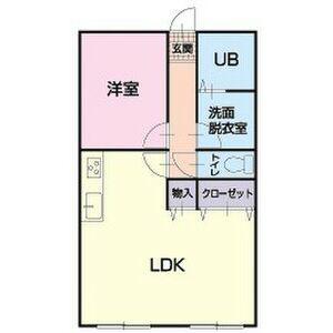 FINE OASIS AMYY(1LDK/3階)の間取り写真