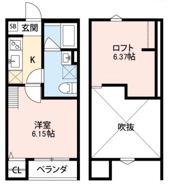 鳳 陽光館(1K/1階)の間取り写真