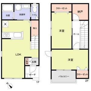 フォレストメゾン高石(2SLDK/1階)の間取り写真