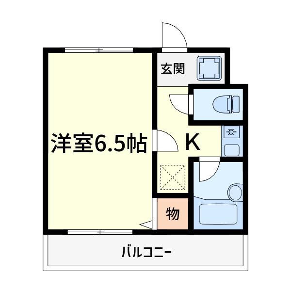 SUCCESS 52(1K/4階)の間取り写真