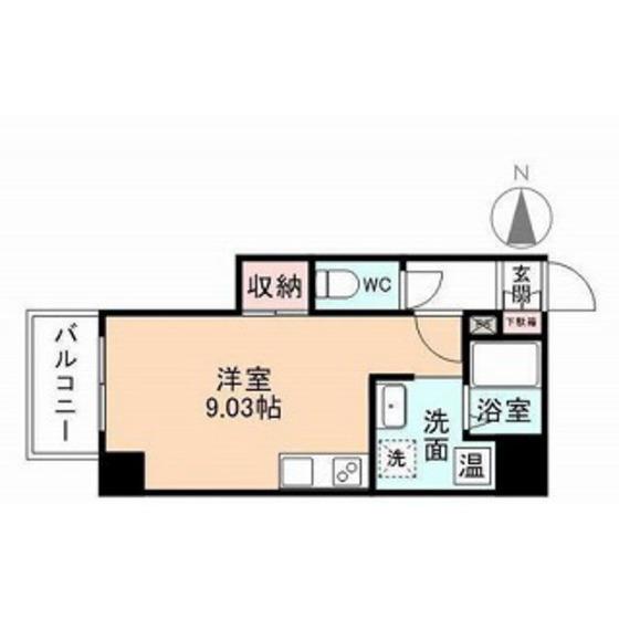 ファースト・レーベン大手町ANNEX(ワンルーム/5階)の間取り写真