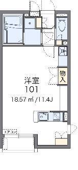 レオネクストエスペランサ(ワンルーム/1階)の間取り写真