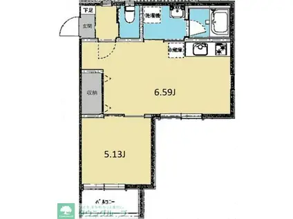 エマーソンパーク(1LDK/3階)の間取り写真