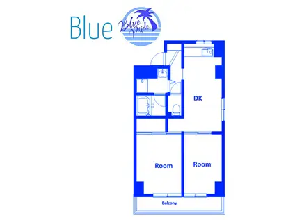 パークサイド新町(2DK/4階)の間取り写真