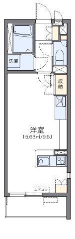 レオネクストフェリシテ天下茶屋(ワンルーム/4階)の間取り写真