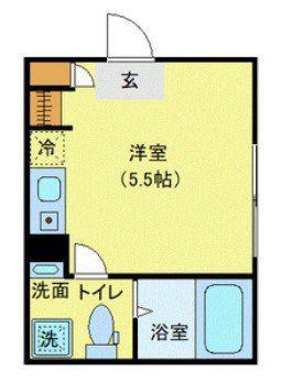 EPICER柴又(ワンルーム/2階)の間取り写真