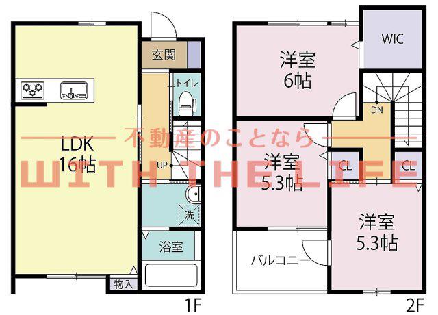 GRAND MAISON K(3LDK/1階)の間取り写真