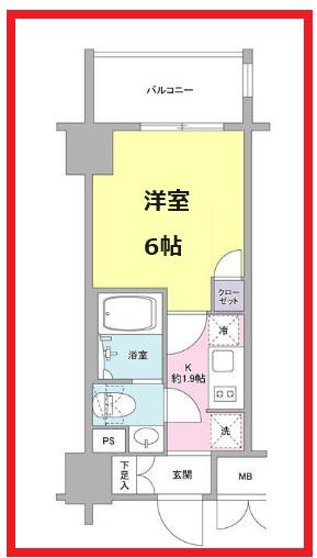 コンフォリア春日富坂(1K/3階)の間取り写真