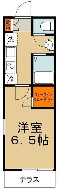 PALAZZINA BAR ITALIA(1K/1階)の間取り写真