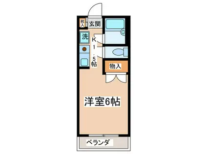 メゾントパ-ズ(1K/3階)の間取り写真