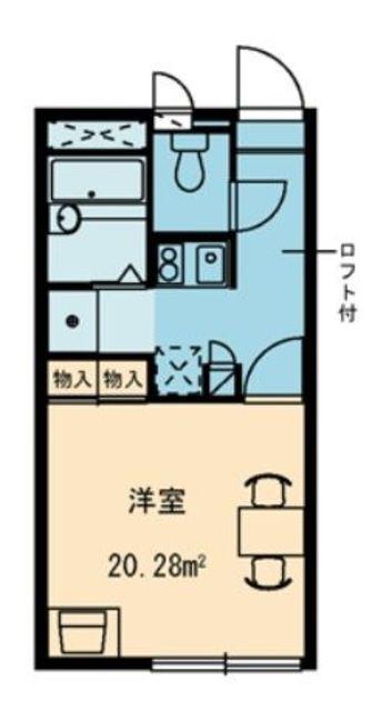 レオパレスエレンシア(1K/1階)の間取り写真