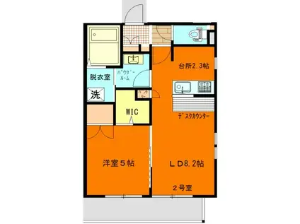 MANDARIN HOUSE(1LDK/3階)の間取り写真