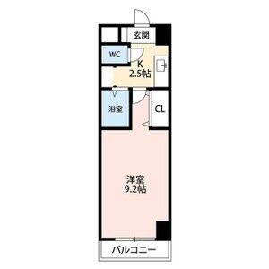 A・CITY三河安城東町(1K/7階)の間取り写真