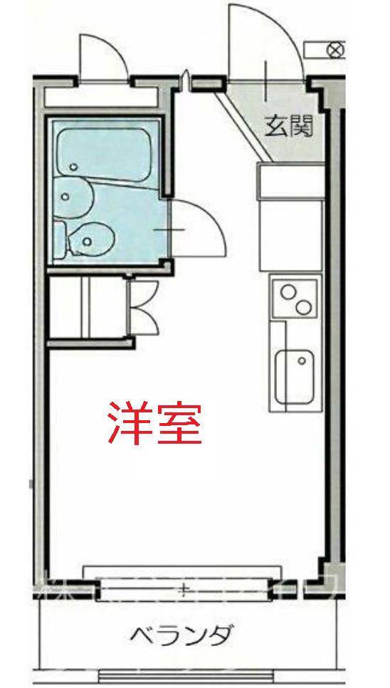 WIN田園調布(1K/3階)の間取り写真