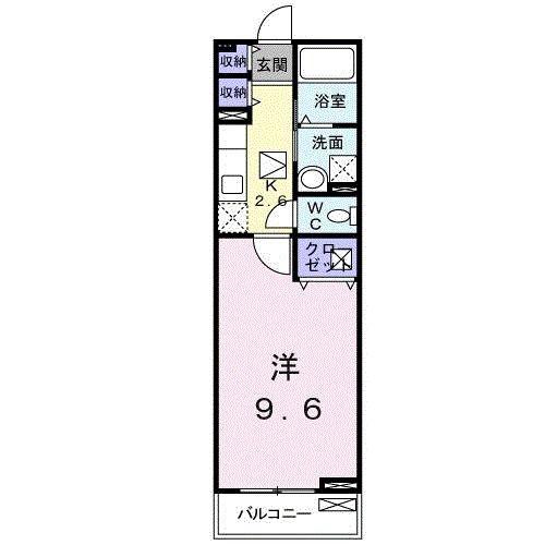 コモドアデッソ(1K/1階)の間取り写真