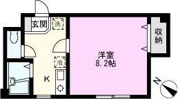 アネックス浦和3期(1K/3階)の間取り写真