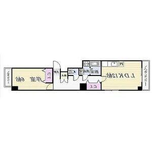 ドリーム新栄(1LDK/9階)の間取り写真