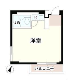 パーク・ノヴァ渋谷(ワンルーム/6階)の間取り写真