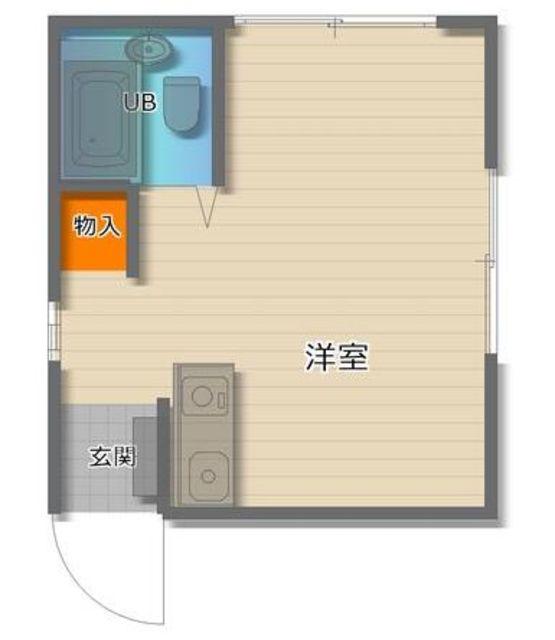 堀江マンション(ワンルーム/1階)の間取り写真