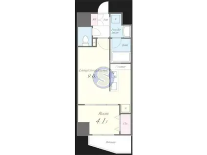 グランディア大阪ノース(1LDK/2階)の間取り写真