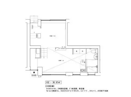 榎ハウス(1SDK/1階)の間取り写真