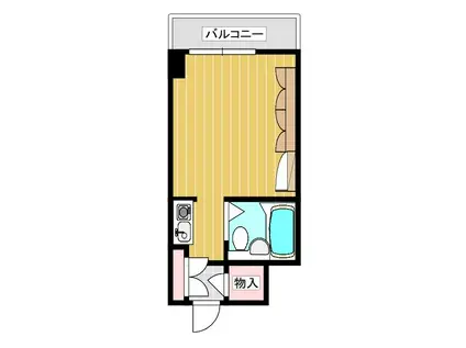 エステマール大阪城(ワンルーム/7階)の間取り写真