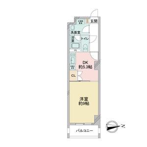 レジディア東桜(1DK/7階)の間取り写真