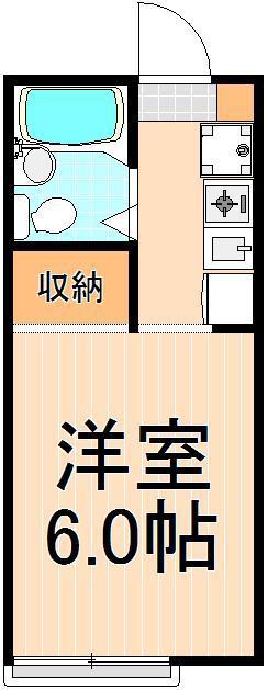 MY・ピュア千住曙町B(1K/1階)の間取り写真