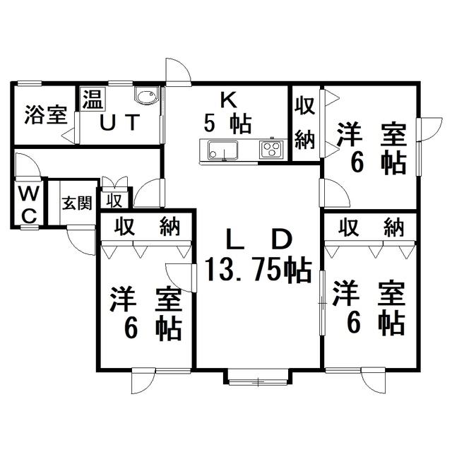 EXCEL SIOR(3LDK/2階)の間取り写真