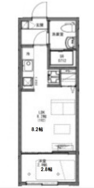 KEIAI RESIDENCE 清瀬IV(1LDK/1階)の間取り写真