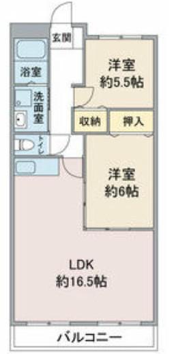 グランシャリオ(3LDK/1階)の間取り写真