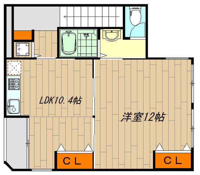 グレイス上池袋(1LDK/2階)の間取り写真