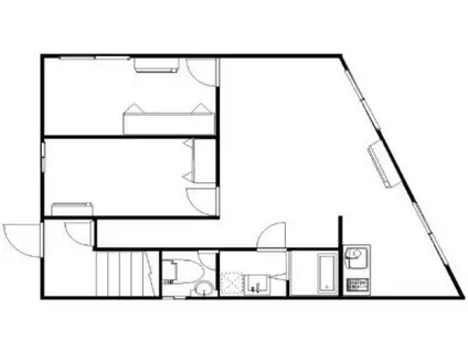 シエロ洗足(2LDK/2階)の間取り写真